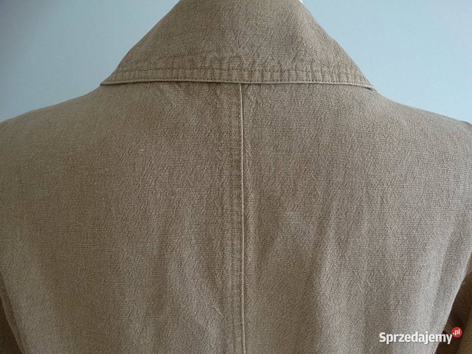 Kurtka Trencz Bosmanka Lniana Len Bawełna Lekka sprzedam