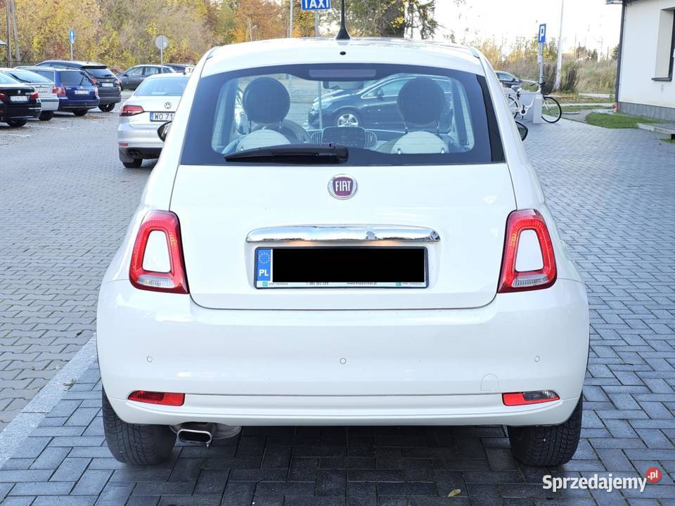 Fiat 500 Niski Przebieg 25 biały 500 Ostrołęka sprzedam
