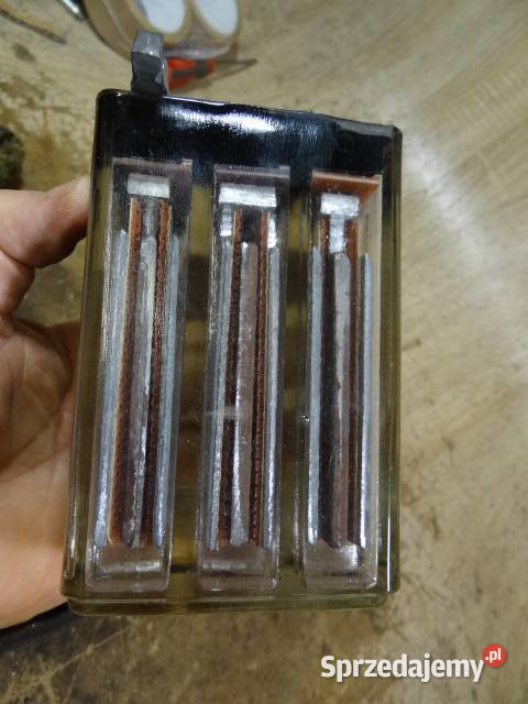 szklany stary akumulator 6volt NSU DKW BMW lubuskie Żary