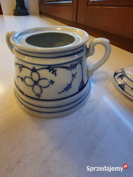 Cukiernica biała porcelanawzór cebulowy Antyki, Sztuka, Kolekcje Lublin