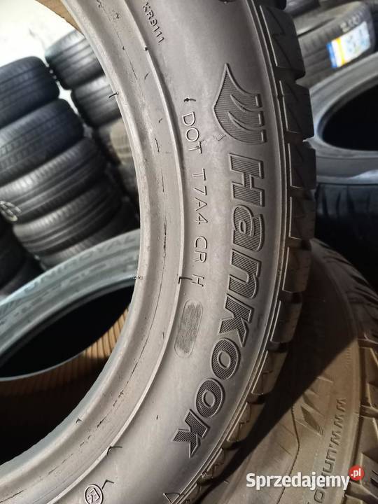 2x Opona UŻYWANA ZIMOWA 20550R15 HANKOOK 79 Zaścianki sprzedam