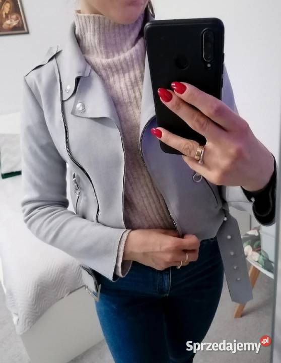 zamszowa ramoneska rozmiar S Lubartów