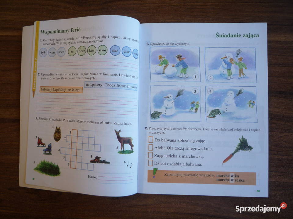 Nowe ćwiczenia Już w szkole klasa 1 cz 4 M Szczecin sprzedam
