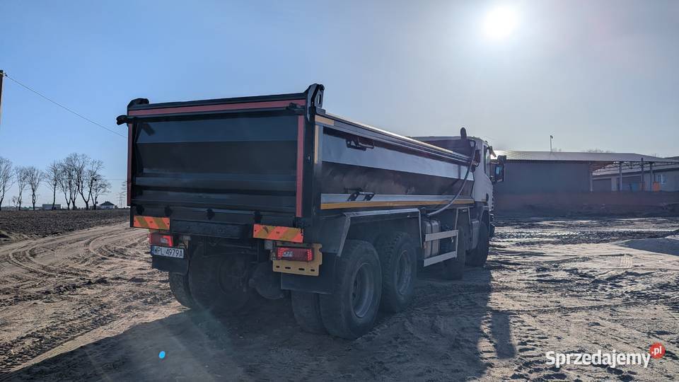 Scania P410 wywrotka 8x4 automatyczna plandeka diesel
