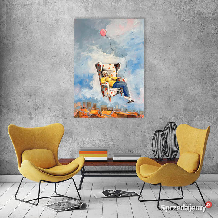 Poranek obraz akrylowy na płótnie artystki Katowice