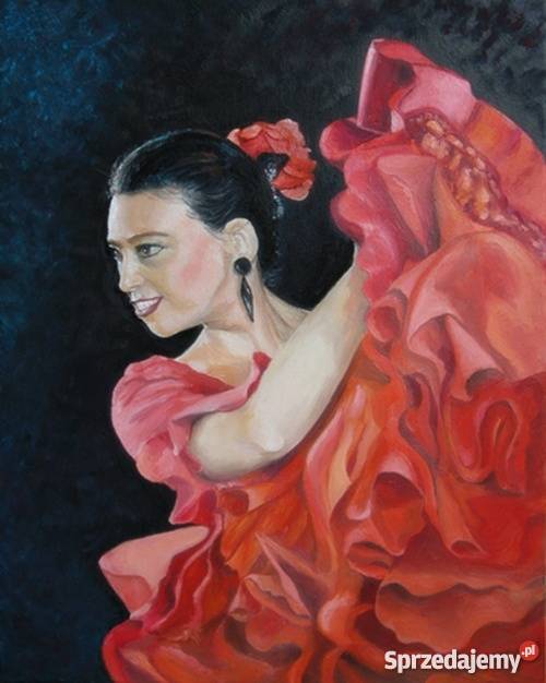 Obraz olejny Hiszpańska tancerka Lublin