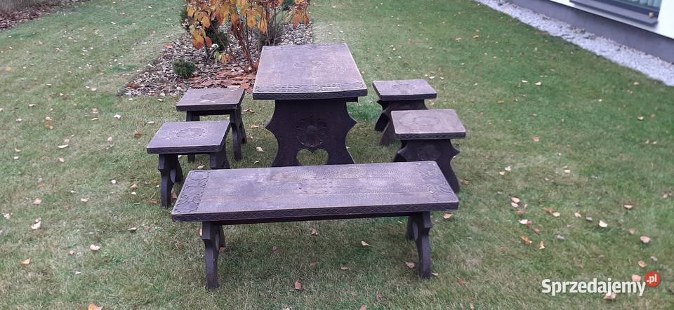 Meble ręcznie rzeźbione ok 40letnie Płońsk