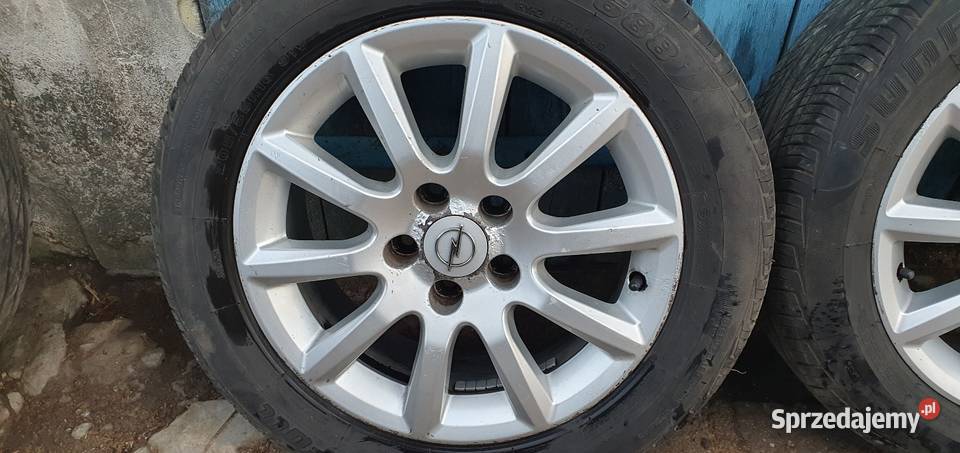 Koła Opel 16 5x110 ET37 z oponami letnimi lubelskie Mętów sprzedam