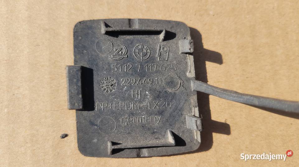 BMW 1 E87 ZAŚLEPKA HAKA ZDERZAKA TYL 51127117625 Pozostałe Ruda Śląska