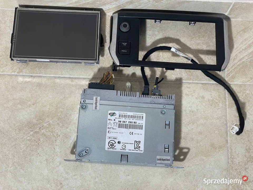 NAWIGACJA EKRAN TABLET RADIO PEUGEOT 208 2008 OE małopolskie Barwałd Dolny