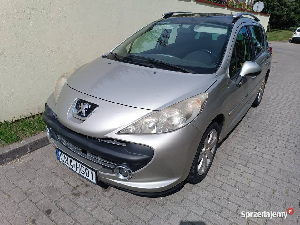 Peugeot 207 SW 16 benz 140 2007 r benzyna kujawsko-pomorskie Nakło nad Notecią
