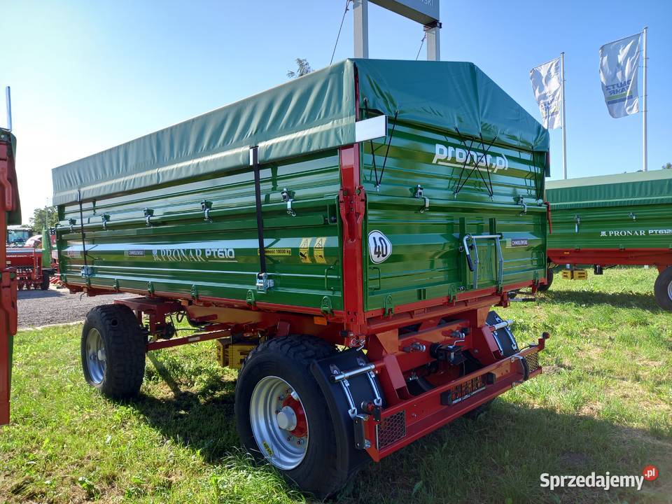 Przyczepa Pronar PT 610 wersja paletowa Promocja nieuszkodzony mazowieckie Gózd