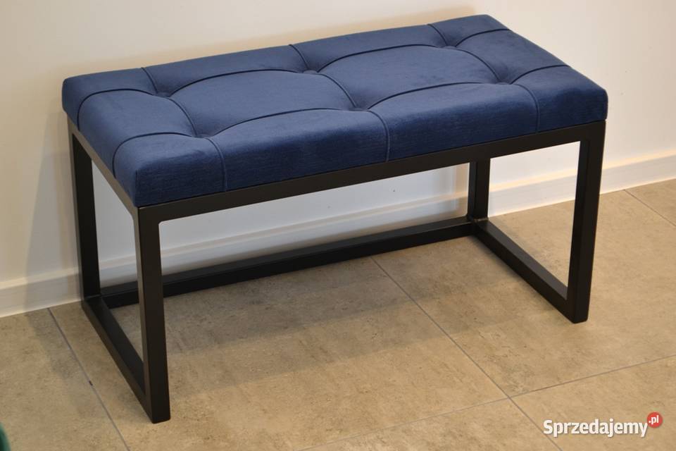Ławeczka loft siedzisko pufa ŁAWKA stalowa Gdańsk
