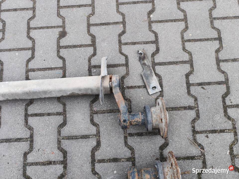 Dwie osie skrętne do przyczepki