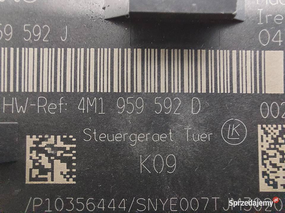 Audi A7 II 4K8 4M0 TFSI MODUŁ STEROWNIK DRZWI