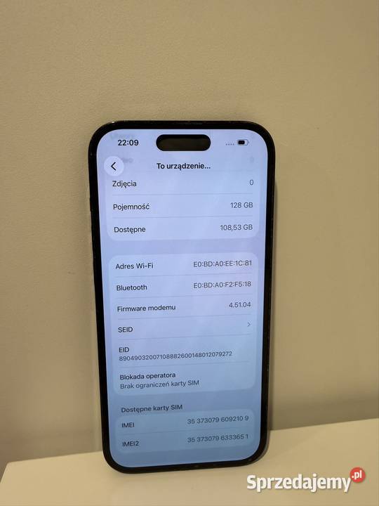 iPhone 14 Pro 128GB 100 Kondycja