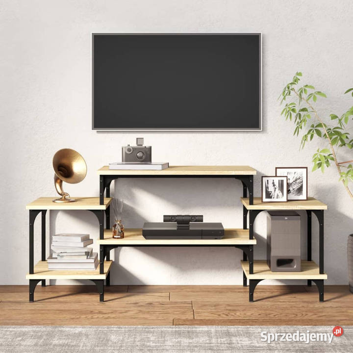 Szafka pod TV dąb sonoma 117x35x52 materiał Warszawa