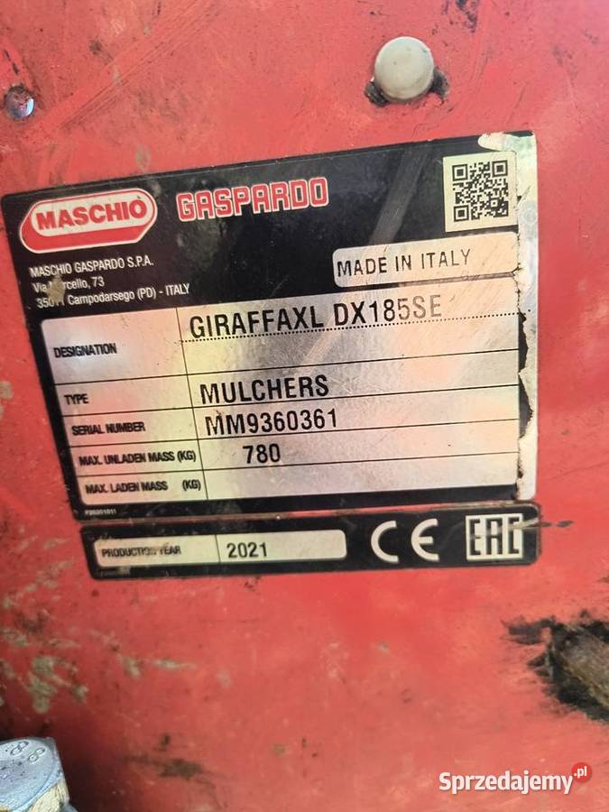 Mulczer kosiarka bijakowa maschio gaspardo Maschio Tarnów sprzedam