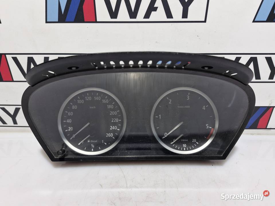 BMW E60 E61 LICZNIK ZEGARY EUROPA ORYGINAŁ Liczniki i zegary sprzedam