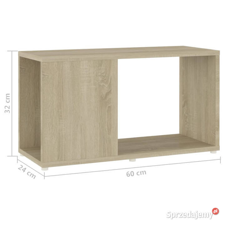 Szafka pod TV dąb sonoma 60x24x32 materiał mazowieckie Warszawa