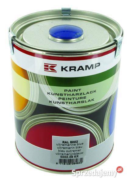 Lakier do maszyn RAL 5002 niebieski 1 l 500208KR