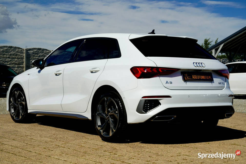 Audi A3 Sportback S LINE skóra KAMERA virtual regulowane zawieszenie opolskie Otmuchów