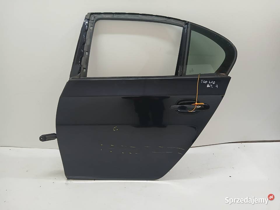 DRZWI LEWE TYLNE TYŁ BMW E60 4169 CARBONSCHWARZ Drzwi Strzyżewice