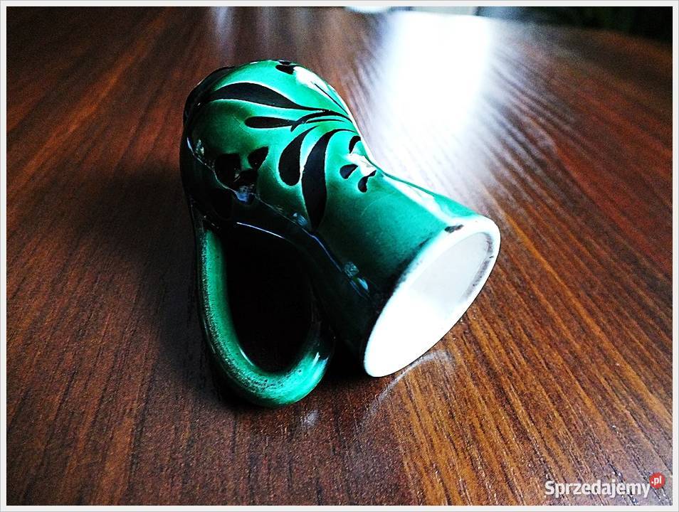 Mały wazonik dzbanuszek 75 motyw ludowy Niemcy lubuskie Żary