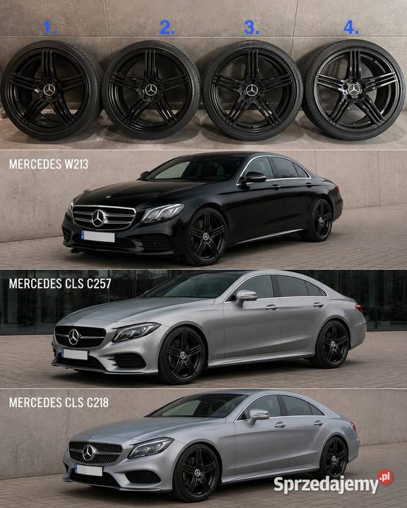19 Mercedes w213 w218 w219 c257 felgi koła Lubasz sprzedam