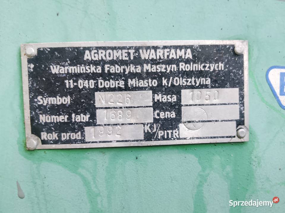Rozrzutnik super stan przyczepa 25t Rzgów