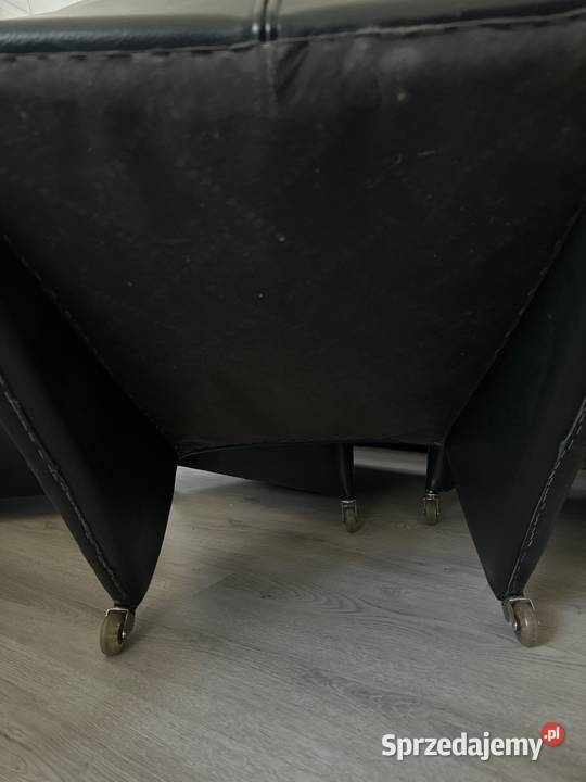 Fotel skórzany 4 Bert Plantagie sygnowany dolnośląskie Długopole Dolne
