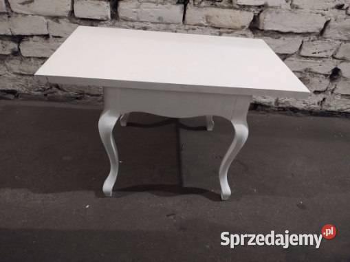 Stolik nocnytaboret biały nowyretro Luboń