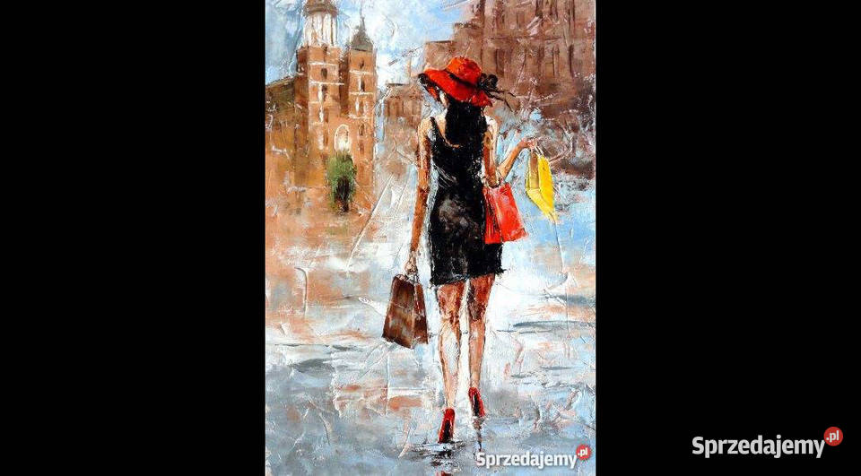 Obraz olejny 40x60 Warszawa