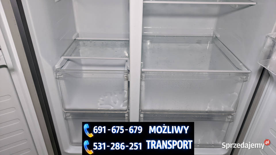 Dwudrzwiowa chłodziarkozamrażarka lodówka kujawsko-pomorskie Dobrzyń nad Wisłą