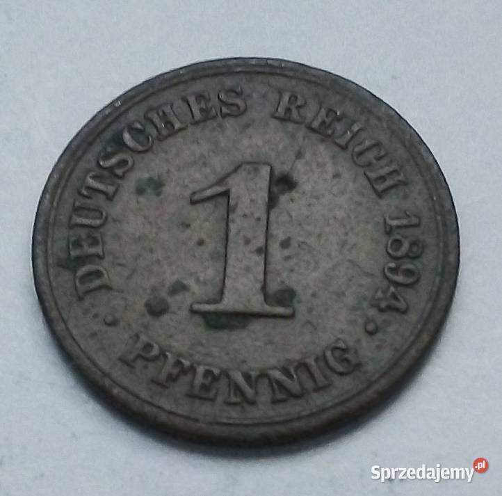 NIEMCY DEUTSCHES REICH1 PFENNIG1894 rA