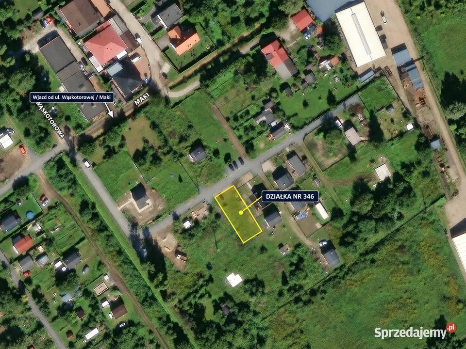 Działka ROD 378 m centrum Gdańska Gdańsk 378m2