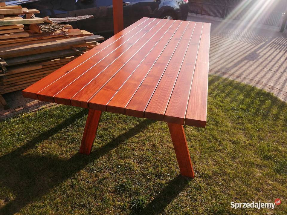 Stół ogrodowy drewniany meble ogrodowe drewno Grodzisk Mazowiecki