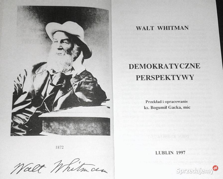 Demokratyczne perspektywy Walt Whitma Chełm