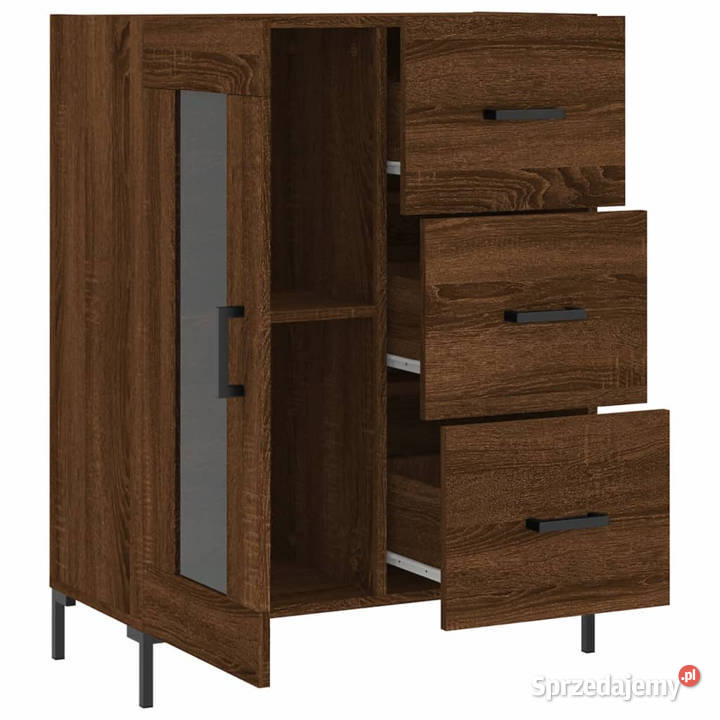 Szafka brązowy dąb 695x34x90 materiał mazowieckie Warszawa