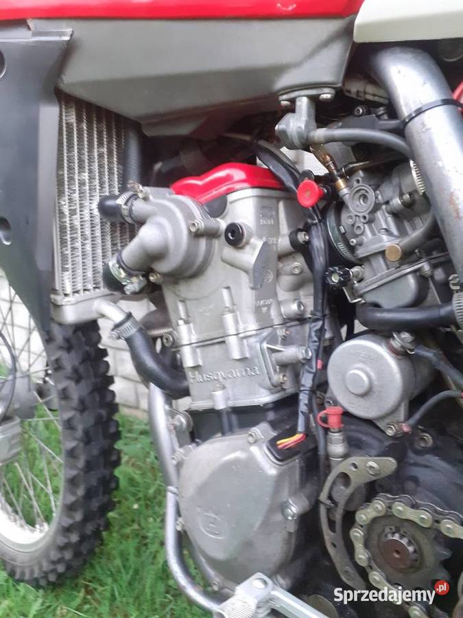 motocykl cross Husqvarna śląskie