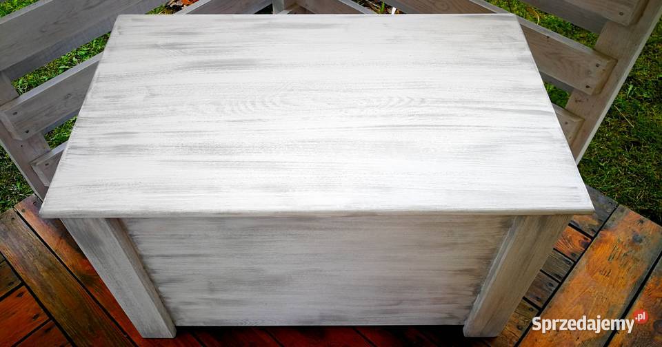 Skrzynia drewniana jako stolik kawowy ława Dom i Ogród Radków sprzedam