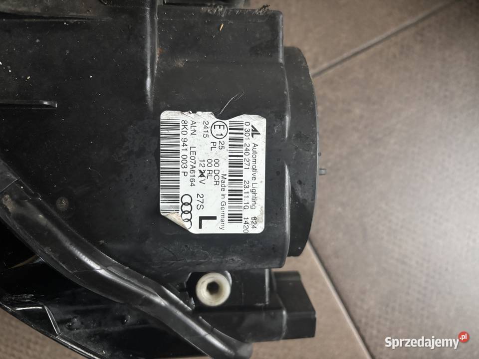 Lampa Audi a4 b8 lewy xenon lewe Lampy przednie Lubartów sprzedam
