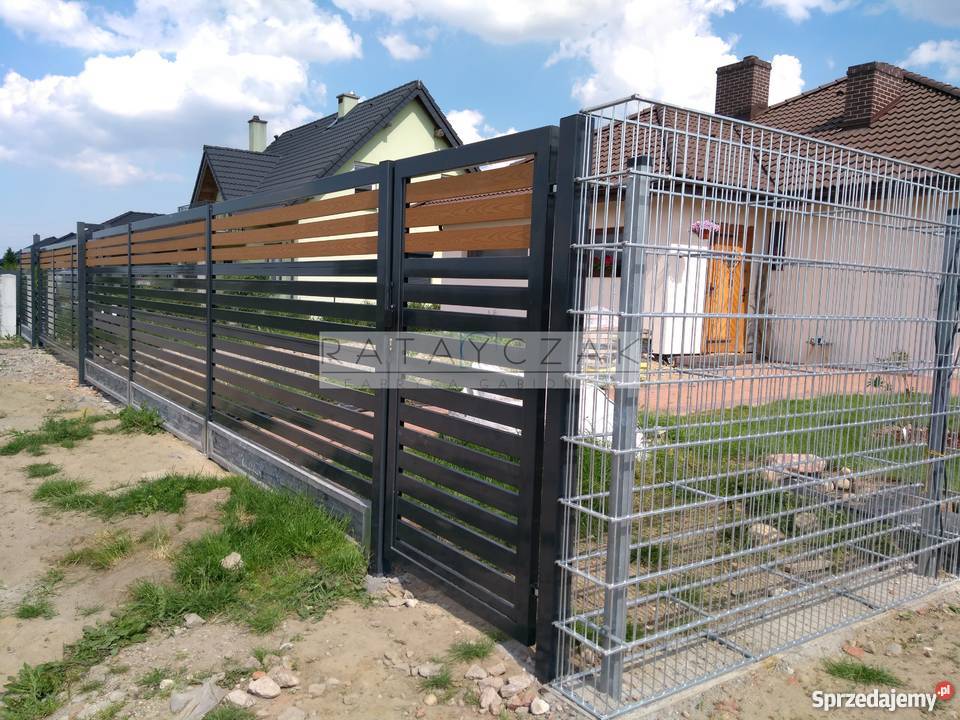 Palisada Przęsło Nowoczesne Ogrodzenie Ażur Gniewkowo