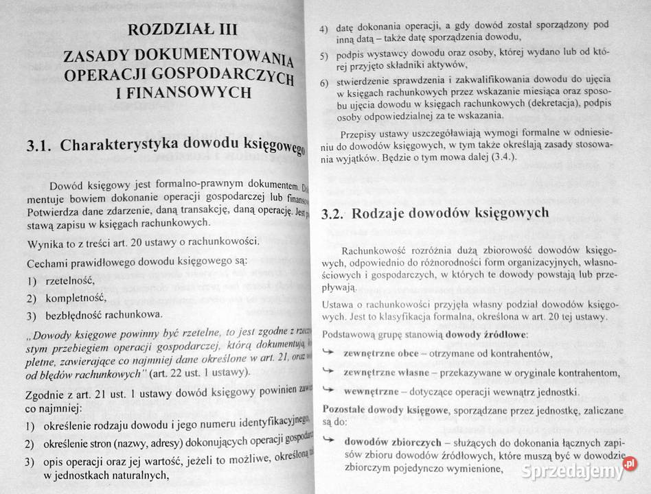 Zasady rachunkowości przedsiębiorców Jerzy Roman lubelskie Chełm sprzedam