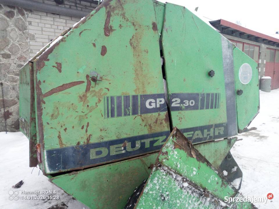 Prasa Deutz daje 230 Deutz-Fahr Wąsosz