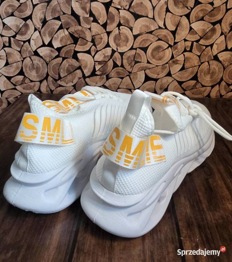 Nowoczesne Białe Sneakersy Mliesmile Lekkie i Sportowe lubelskie Biłgoraj