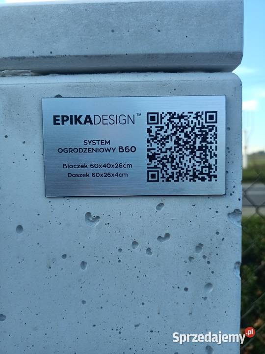 Ogrodzenie z betonu architektonicznego bloczki Jastrzębie-Zdrój