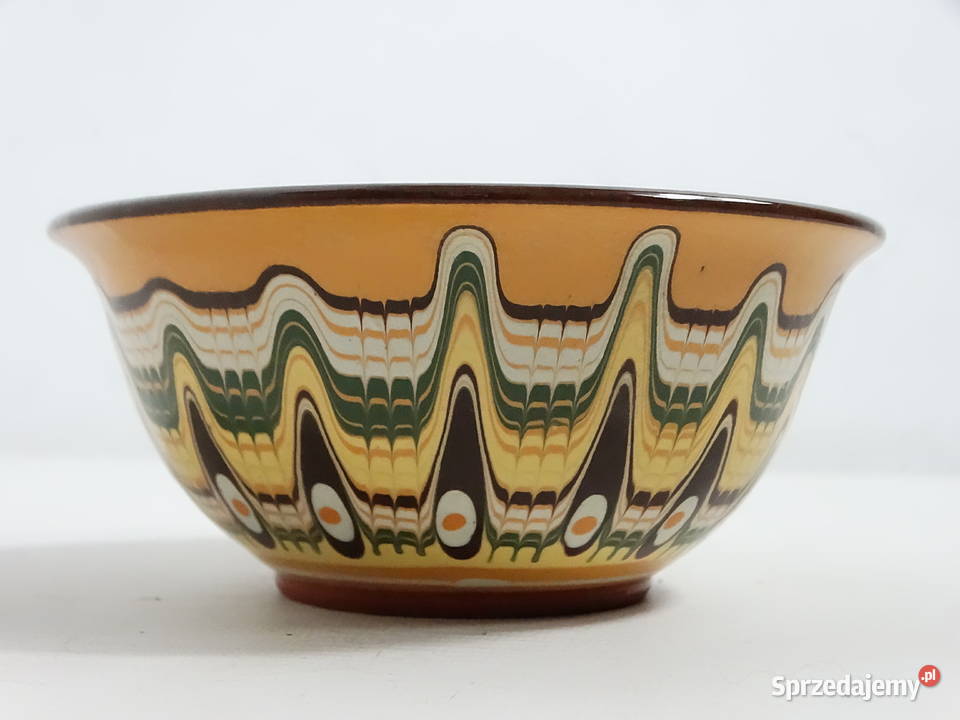 Tradycyjna bułgarska miska ceramiczna Trojan Miski Biłgoraj sprzedam