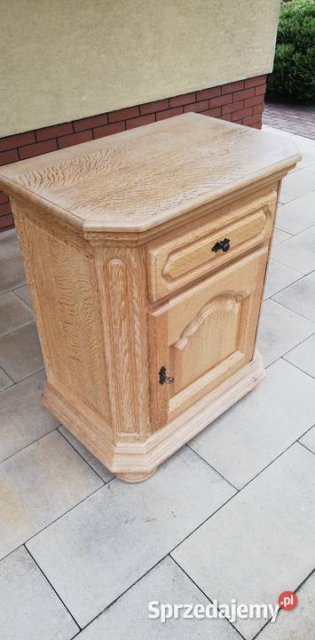 Komoda drewniana dębowa jasna szafka stylowa Sulbiny sprzedam
