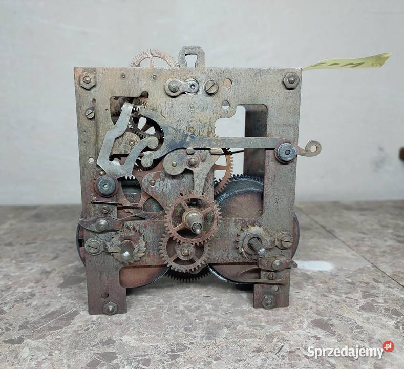 M153 Mechanizm starego zegara ściennego Gustav pomorskie Tczew sprzedam